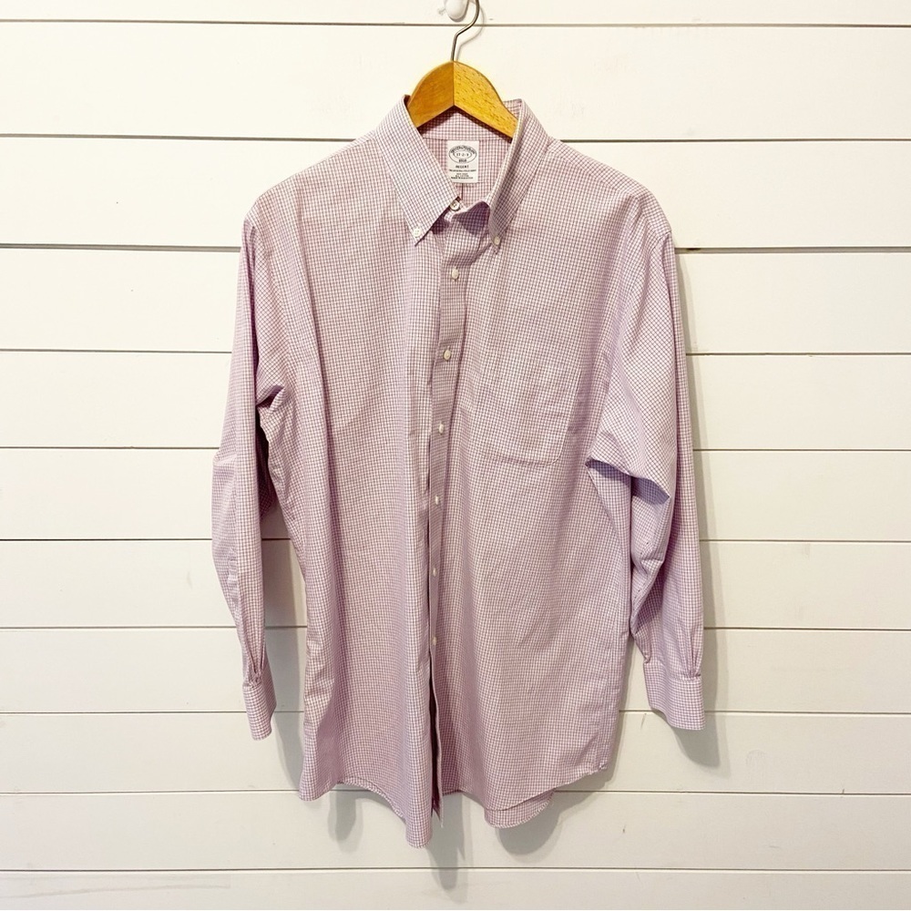 Brooks Brothers | The Regent 1818 Cotton Button Down Dress Shirt Size 17- 2/3